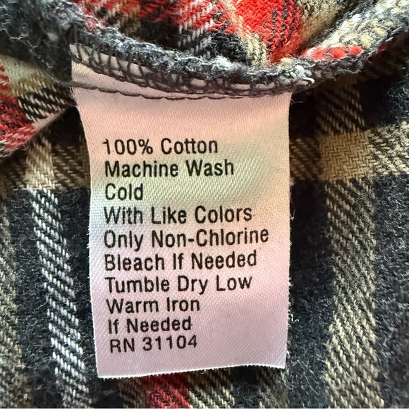 Saddlebred Mens Size  L Clasic Fit Fleece Charcoal Plaid Southern Western - Picture 10 of 11